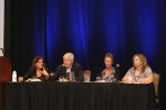 Ethics Forum - (L-R) Nancy Rudner, Richard Lamm, Kelly Arora, Jeanie Youngwerth