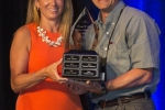 Sandra Ryan (L) - 2016 Loretta C. Ford Lifetime Achievement Award Recipient, presented by Jeff Spicher (R)